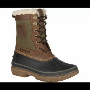 Sperry Mens Ice Bay Tall Boots 12 M 3M Thinsulate